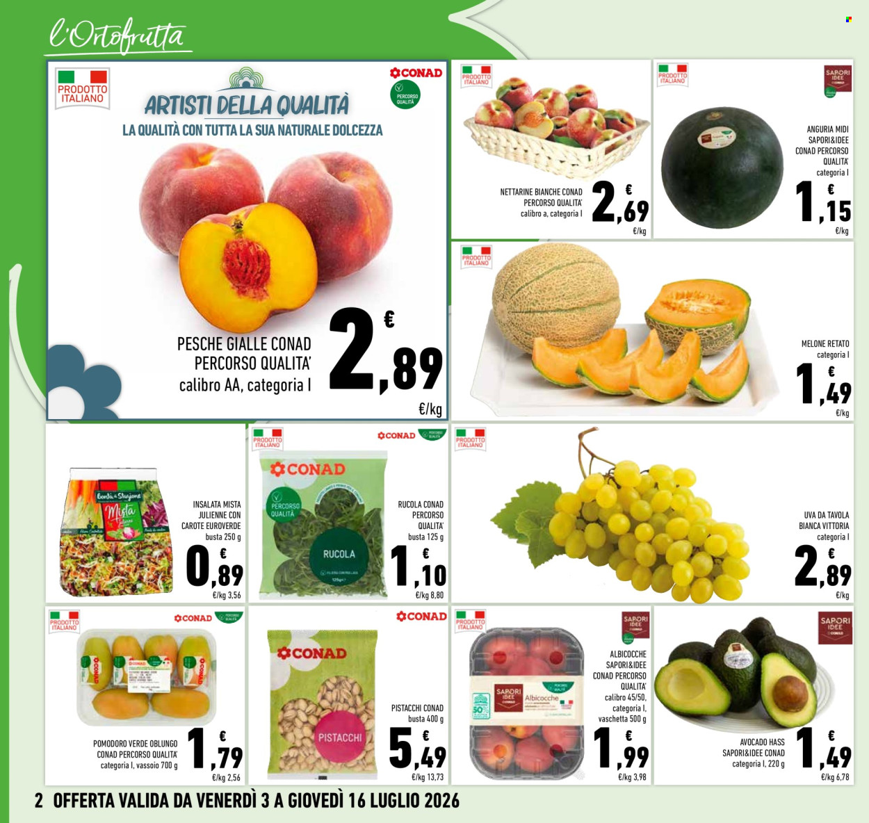 Volantino Conad - 3/7/2026 - 16/7/2026. Pagina 2