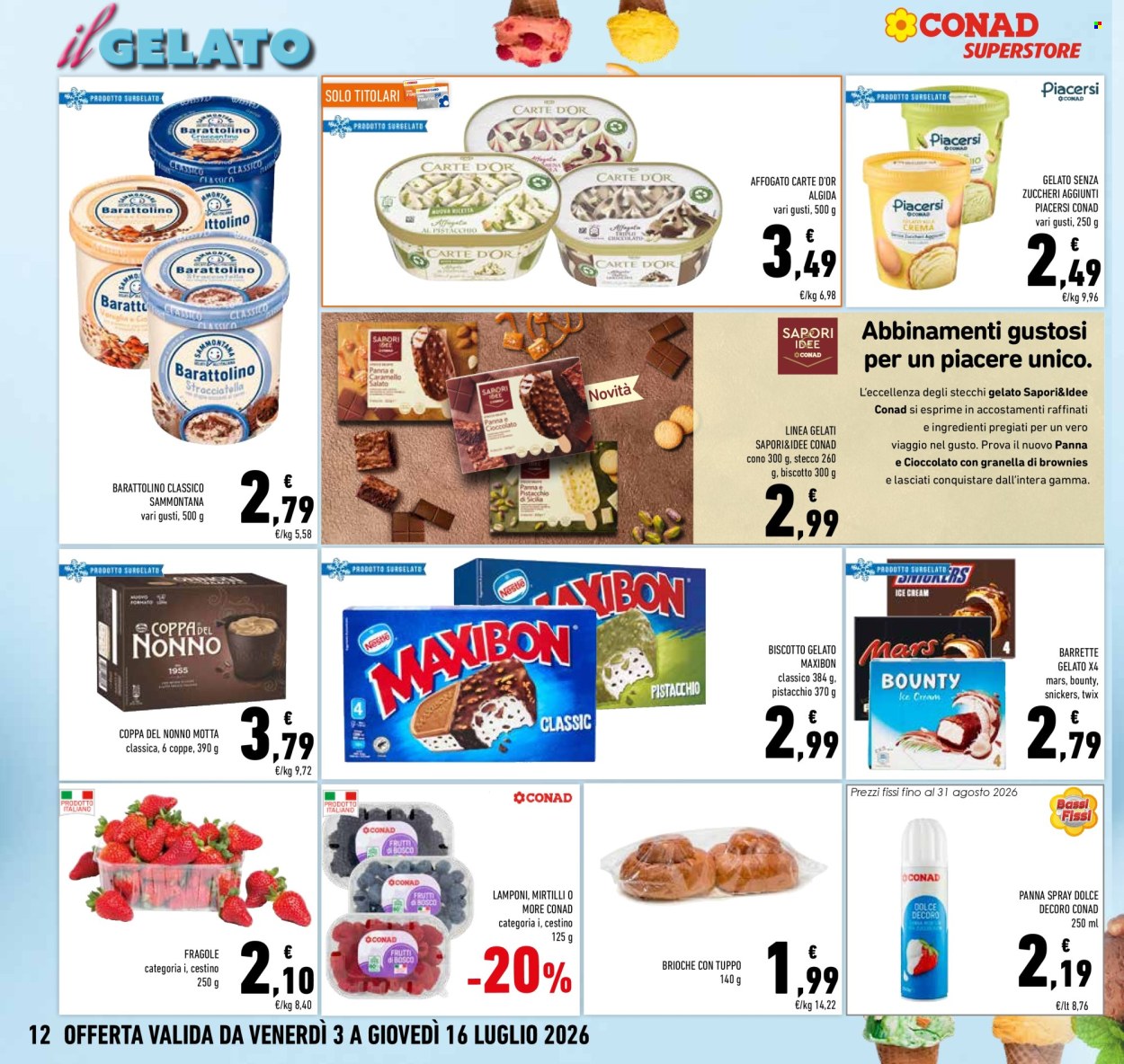 Volantino Conad Superstore - 3/7/2026 - 16/7/2026. Pagina 12
