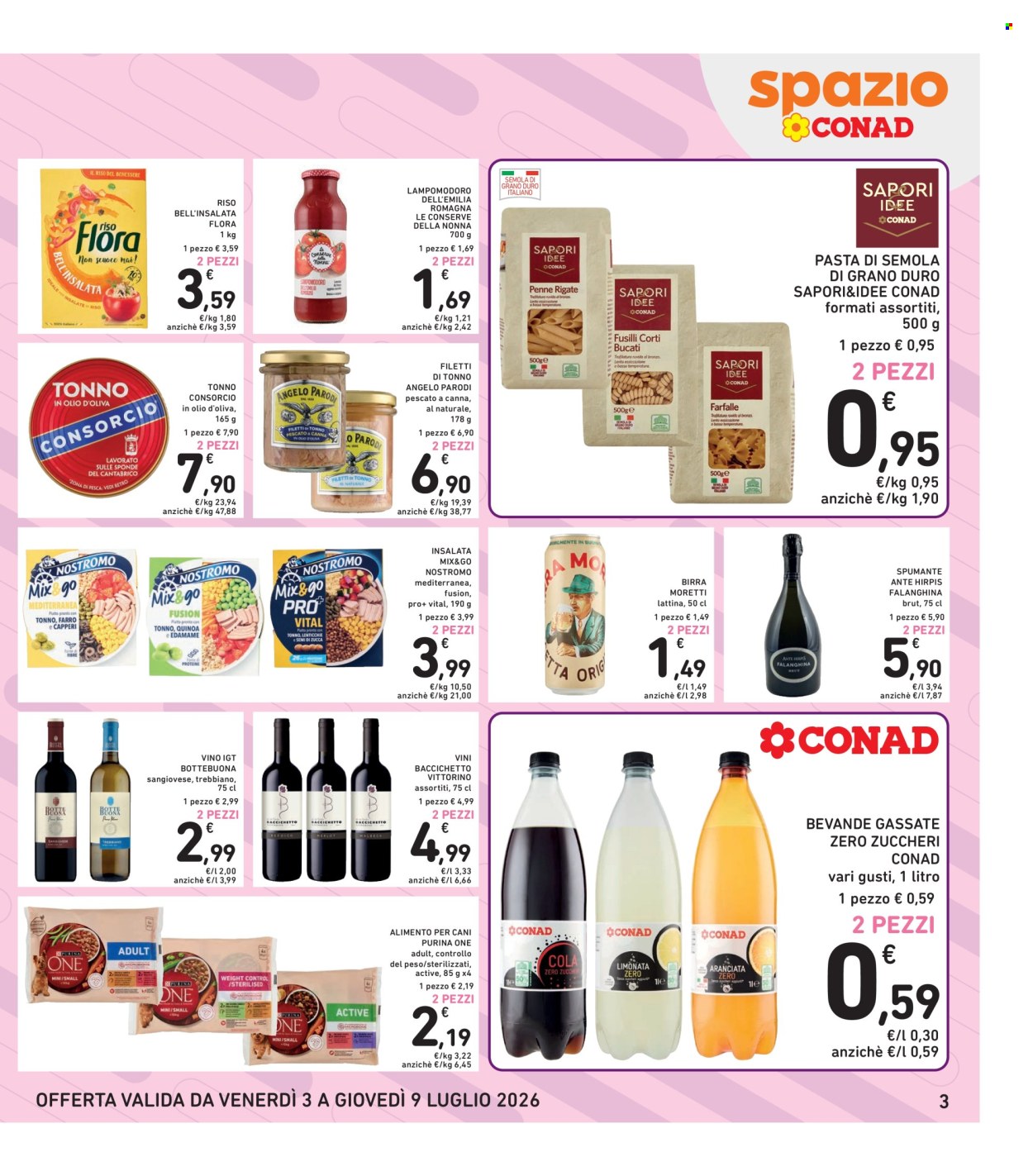 Volantino Spazio Conad - 3/7/2026 - 9/7/2026. Pagina 3