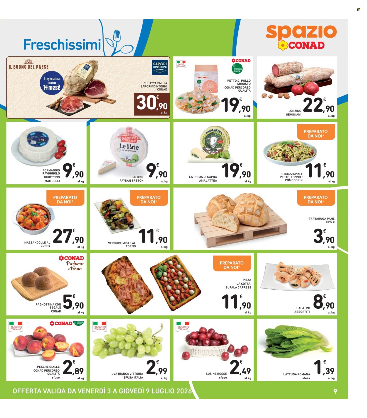 Volantino Spazio Conad - 3/7/2026 - 9/7/2026. Pagina 9