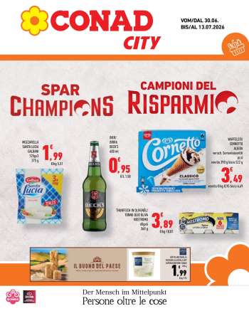 Volantino Conad City - 30/6/2026 - 13/7/2026.
