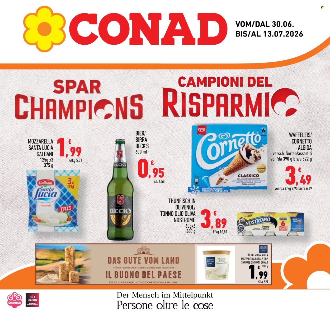 Volantino Conad - 30/6/2026 - 13/7/2026. Pagina 1