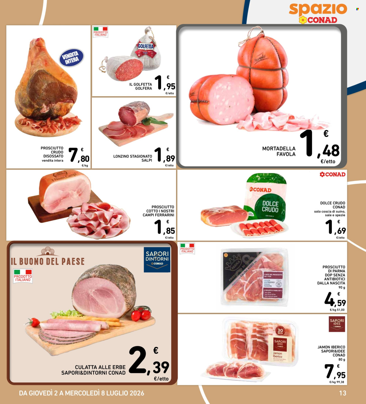 Volantino Spazio Conad - 2/7/2026 - 8/7/2026. Pagina 13
