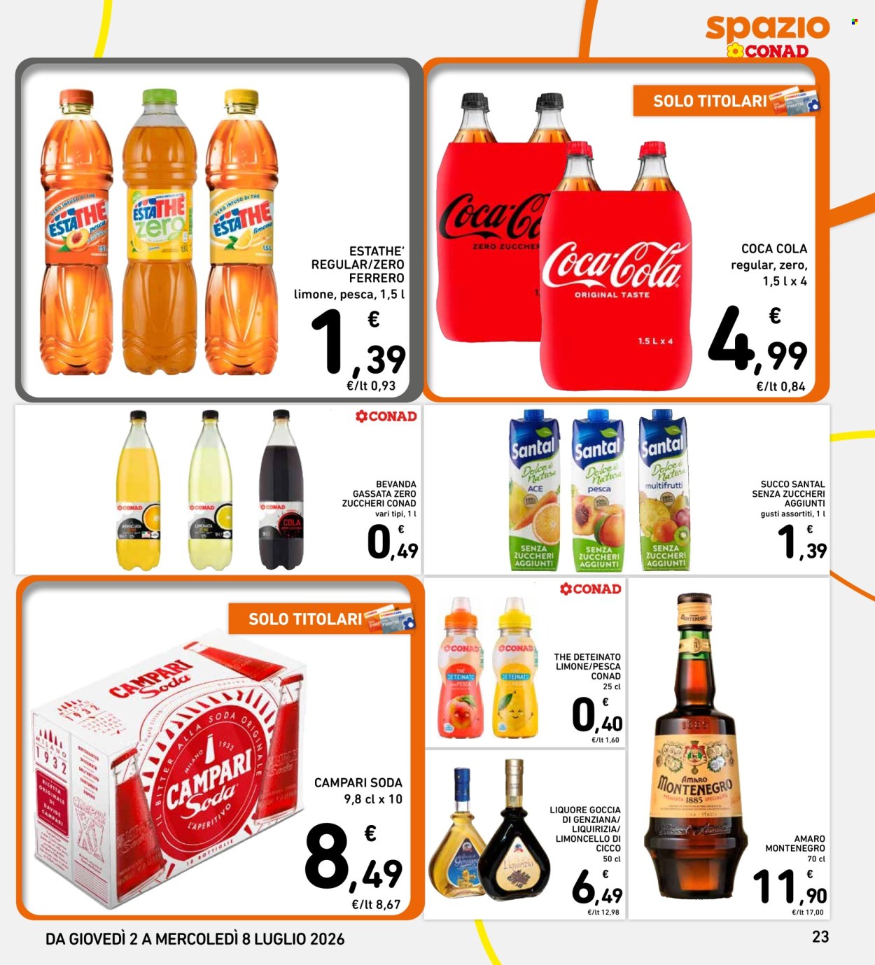Volantino Spazio Conad - 2/7/2026 - 8/7/2026. Pagina 23