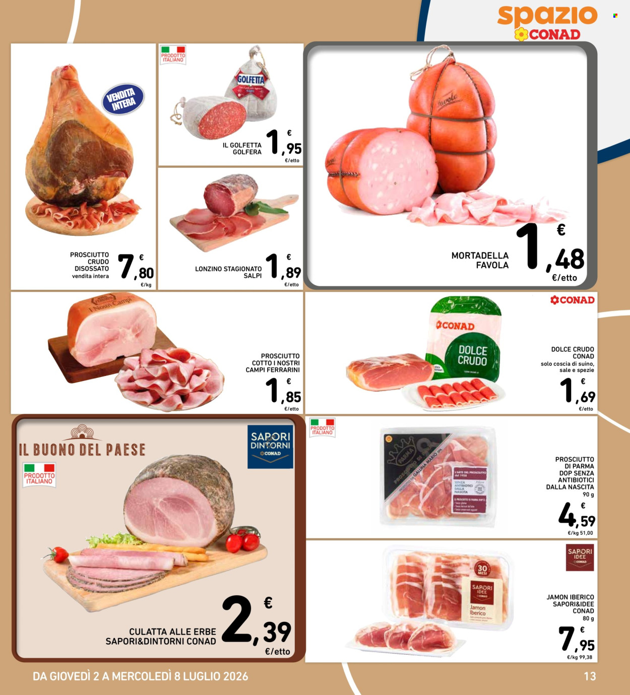 Volantino Spazio Conad - 2/7/2026 - 8/7/2026. Pagina 13