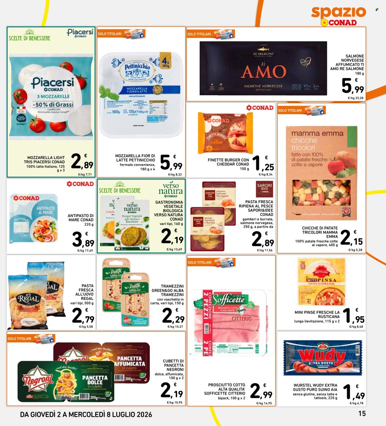 Volantino Spazio Conad - 2/7/2026 - 8/7/2026. Pagina 15