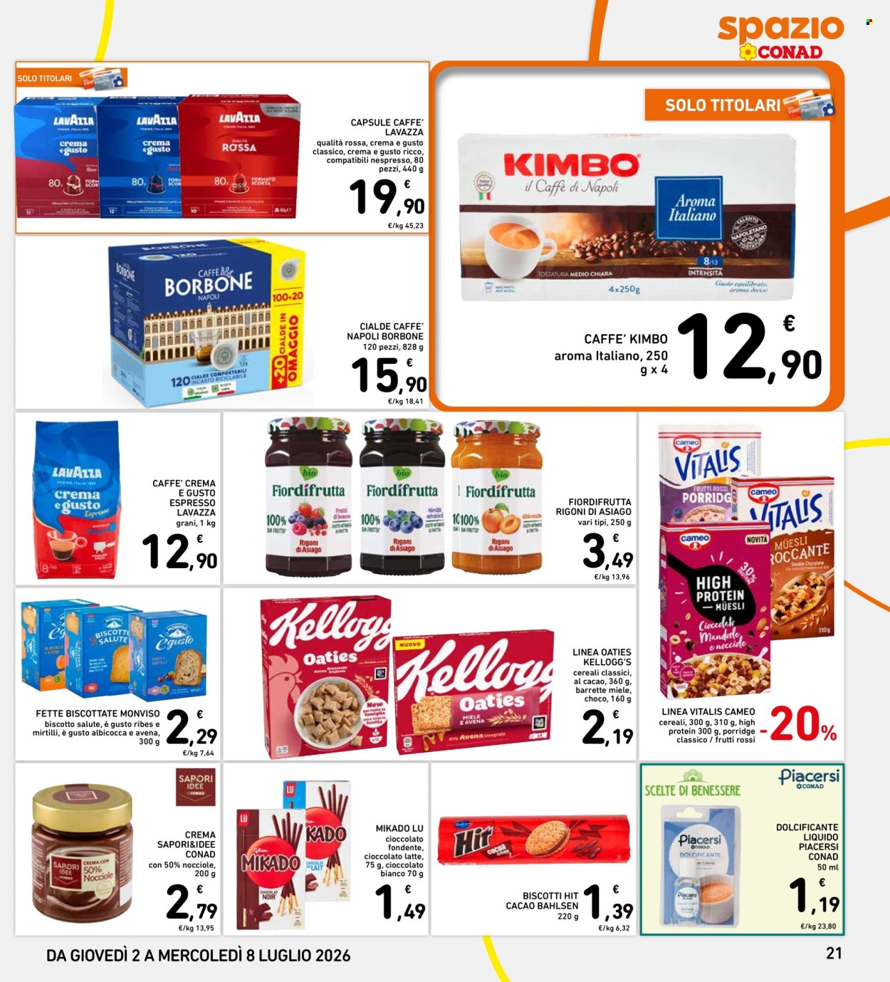 Volantino Spazio Conad - 2/7/2026 - 8/7/2026. Pagina 21