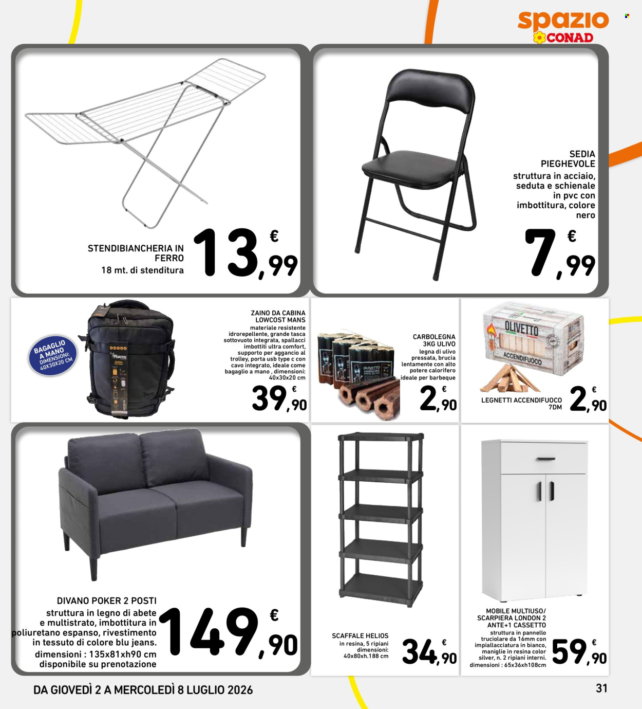 Volantino Spazio Conad - 2/7/2026 - 8/7/2026. Pagina 31