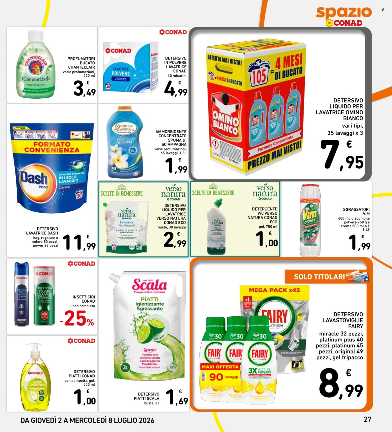 Volantino Spazio Conad - 2/7/2026 - 8/7/2026. Pagina 27