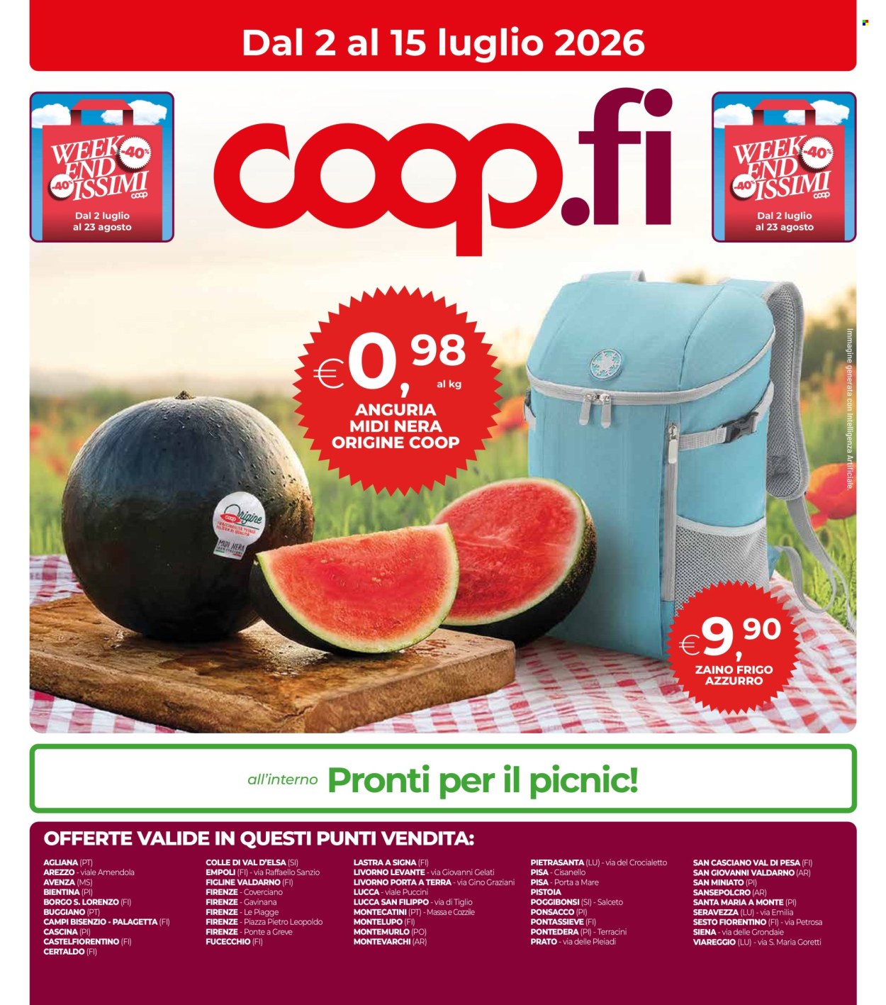 Volantino Coop - 2/7/2026 - 15/7/2026. Pagina 1