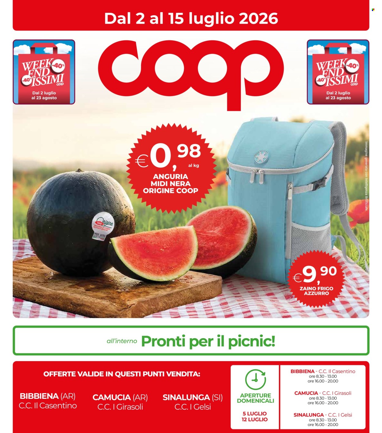 Volantino Coop - 2/7/2026 - 15/7/2026. Pagina 1