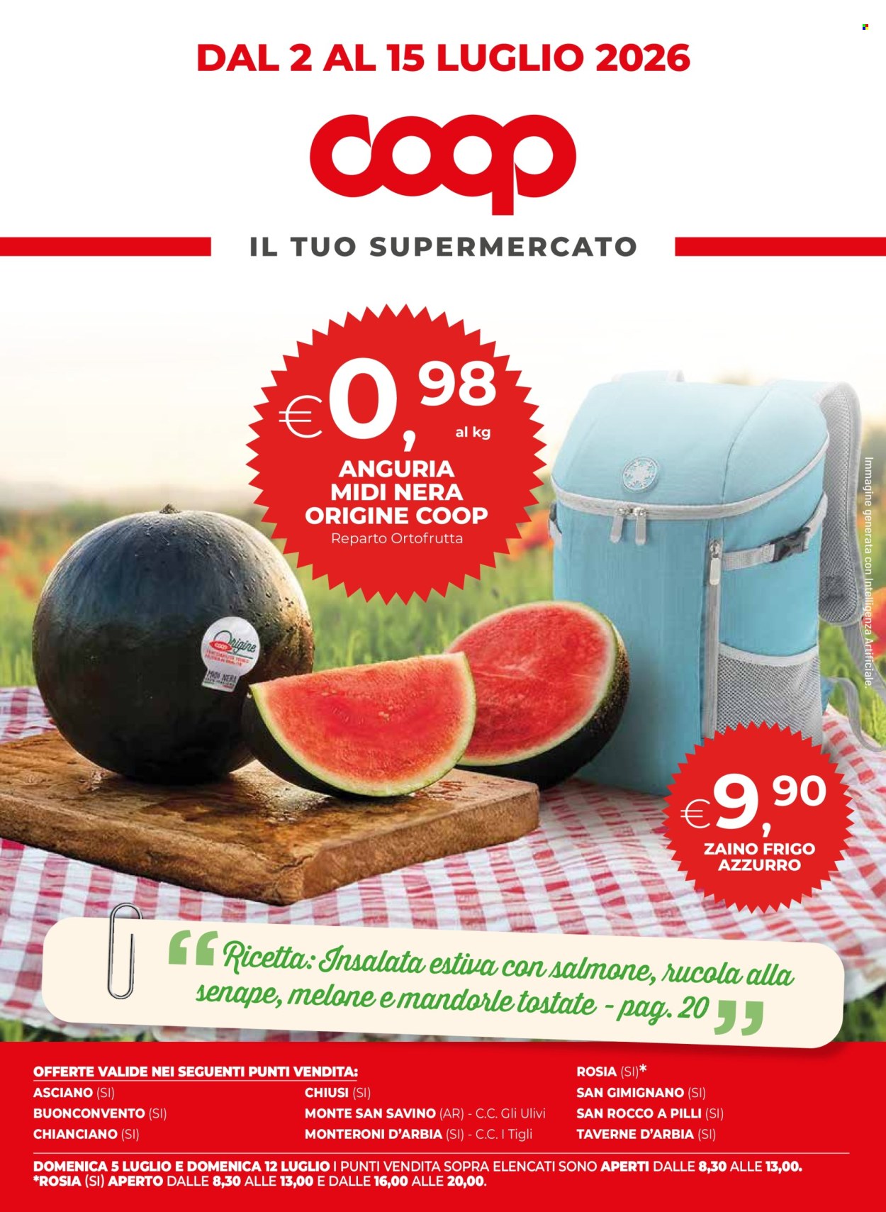Volantino Coop - 2/7/2026 - 15/7/2026. Pagina 1