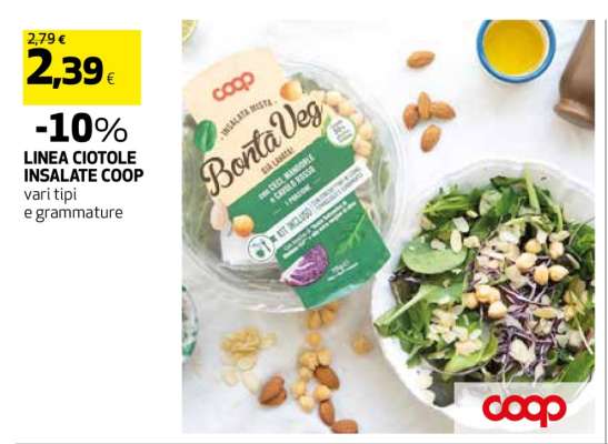 LINEA CIOTOLE INSALATE COOP