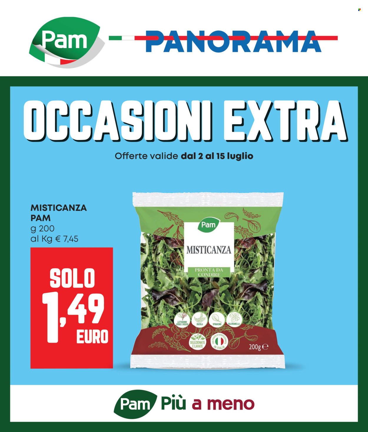 Volantino Pam Panorama - 2/7/2026 - 15/7/2026. Pagina 1
