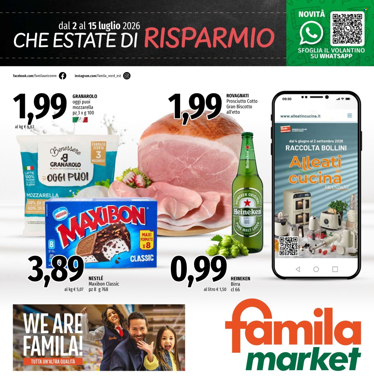 Volantino Famila - 2/7/2026 - 15/7/2026. Pagina 1