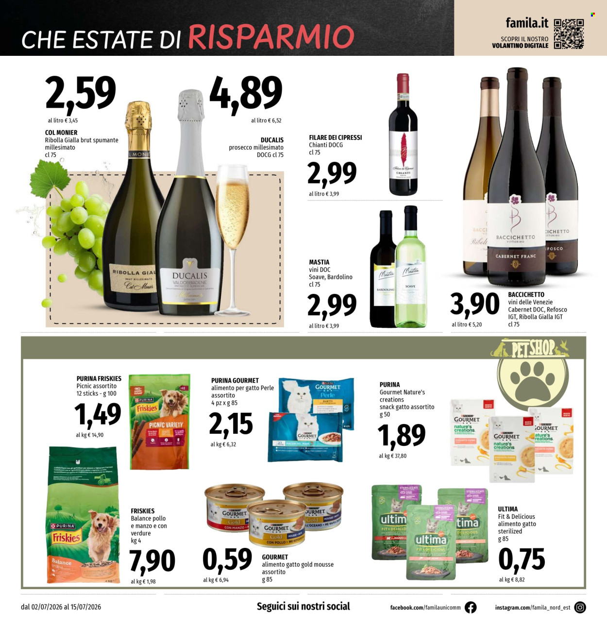 Volantino Famila - 2/7/2026 - 15/7/2026. Pagina 16