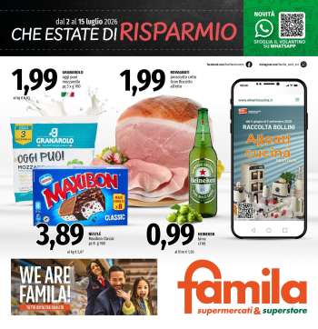 Volantino Famila - 2/7/2026 - 15/7/2026.