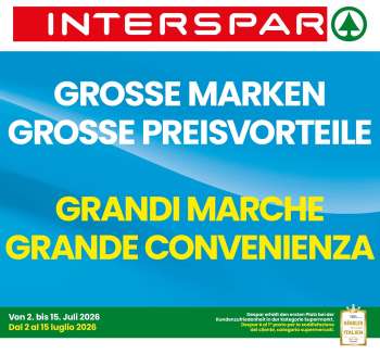 Volantino Interspar - 2/7/2026 - 15/7/2026.