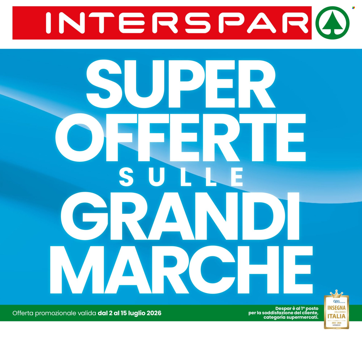 Volantino Interspar - 2/7/2026 - 15/7/2026. Pagina 1