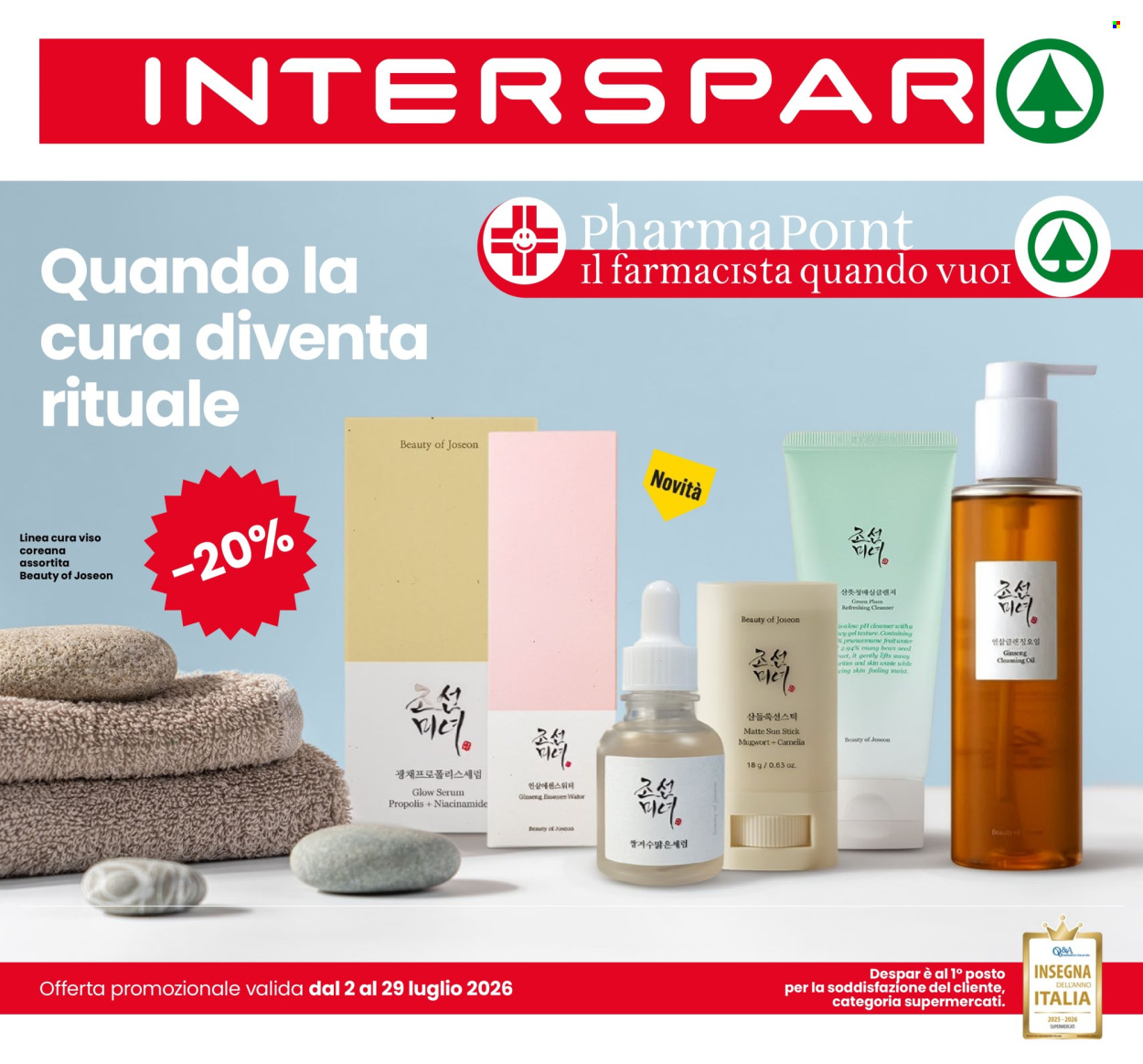 Volantino Interspar - 2/7/2026 - 29/7/2026. Pagina 1