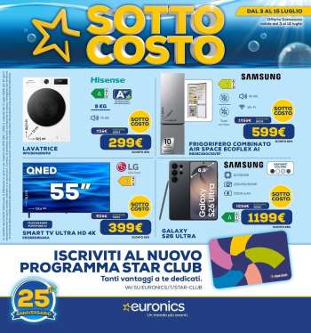 Volantino Euronics - 3/7/2026 - 15/7/2026.