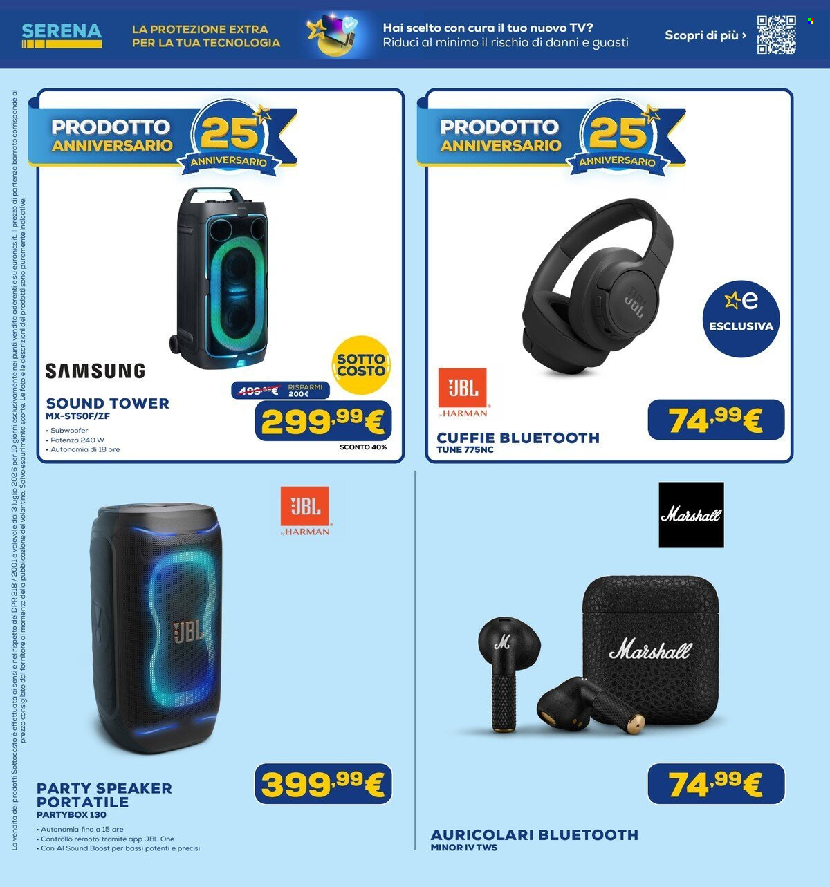 Volantino Euronics - 3/7/2026 - 15/7/2026. Pagina 18