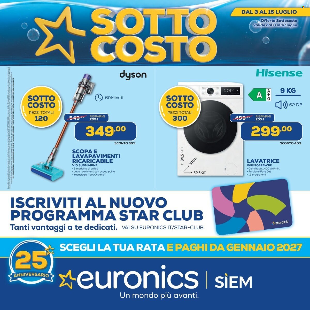 Volantino Euronics - 3/7/2026 - 15/7/2026. Pagina 1