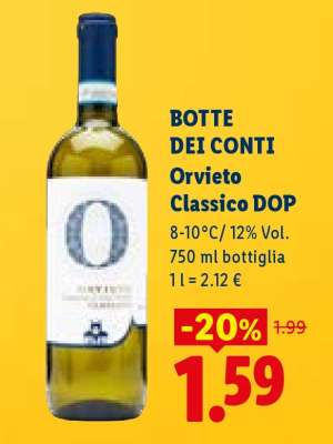 Botte dei Conti Orvieto Classico DOP
