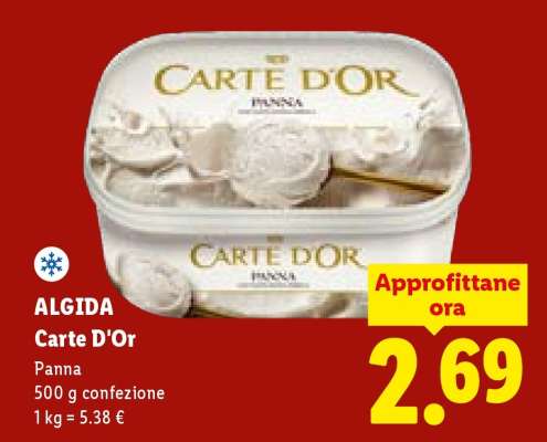 ALGIDA Carte d'Or