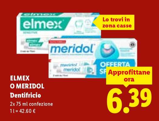 ELMEX O MERIDOL Dentifricio