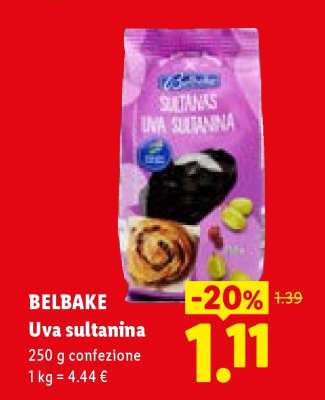 Belbake Uva sultanina