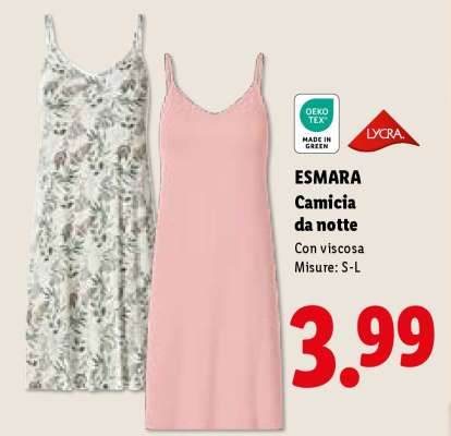 ESMARA Camicia da notte