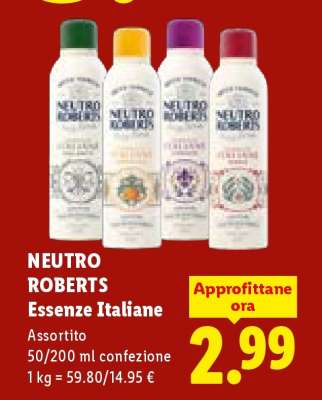 NEUTRO ROBERTS ESSENZE ITALIANE