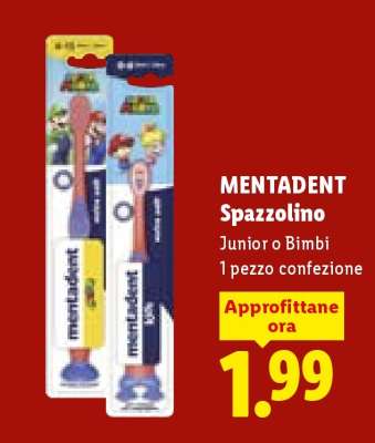 Mentadent Spazzolino