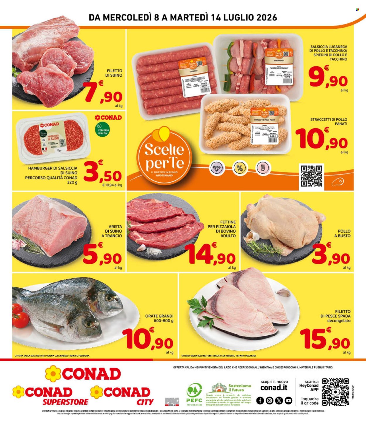 Volantino Conad - 8/7/2026 - 14/7/2026. Pagina 8