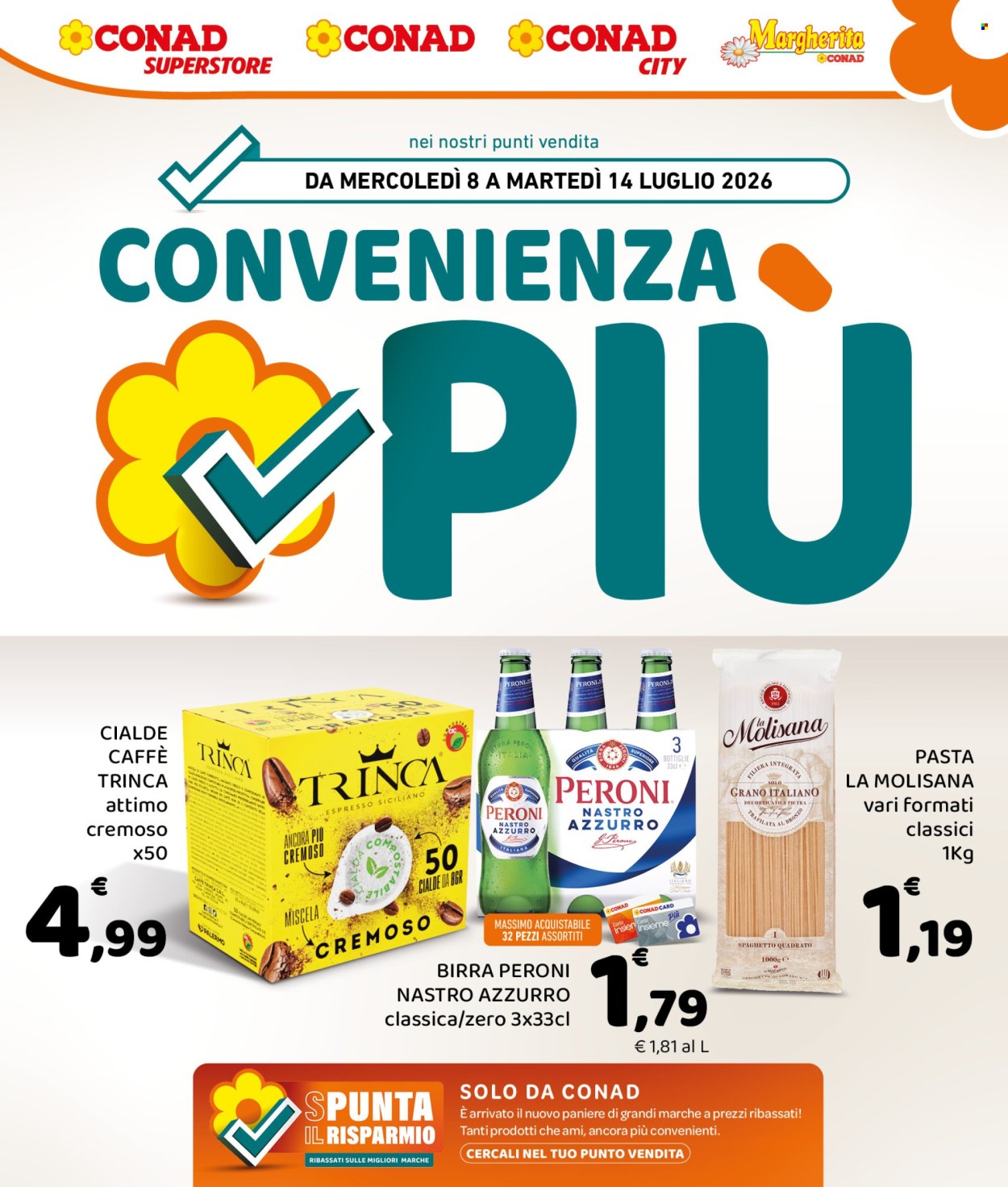 Volantino Conad - 8/7/2026 - 14/7/2026. Pagina 1