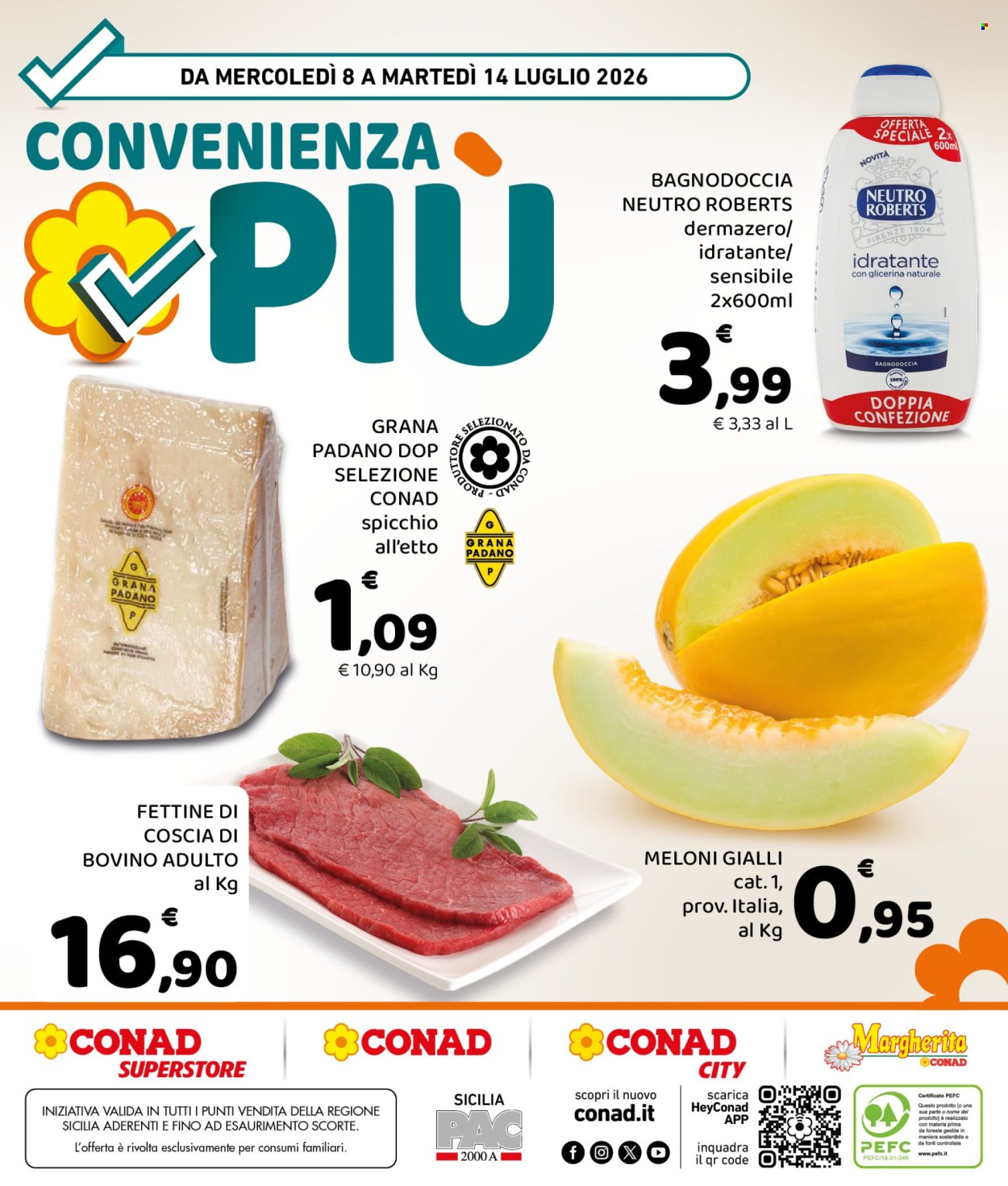 Volantino Conad - 8/7/2026 - 14/7/2026. Pagina 8