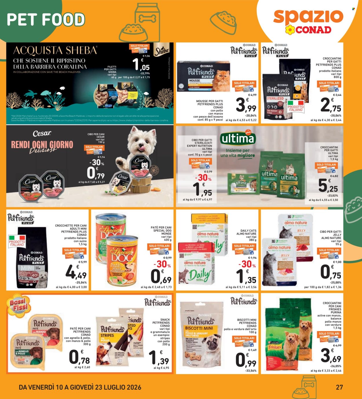 Volantino Spazio Conad - 10/7/2026 - 23/7/2026. Pagina 27