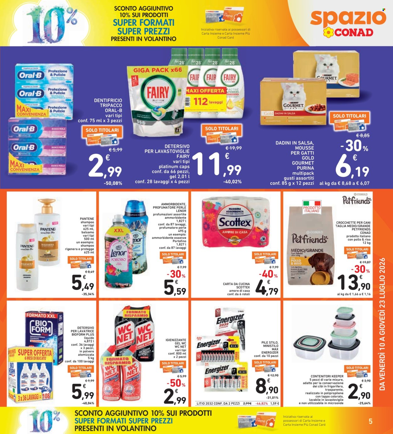 Volantino Spazio Conad - 10/7/2026 - 23/7/2026. Pagina 5
