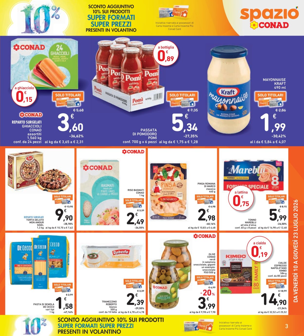 Volantino Spazio Conad - 10/7/2026 - 23/7/2026. Pagina 3