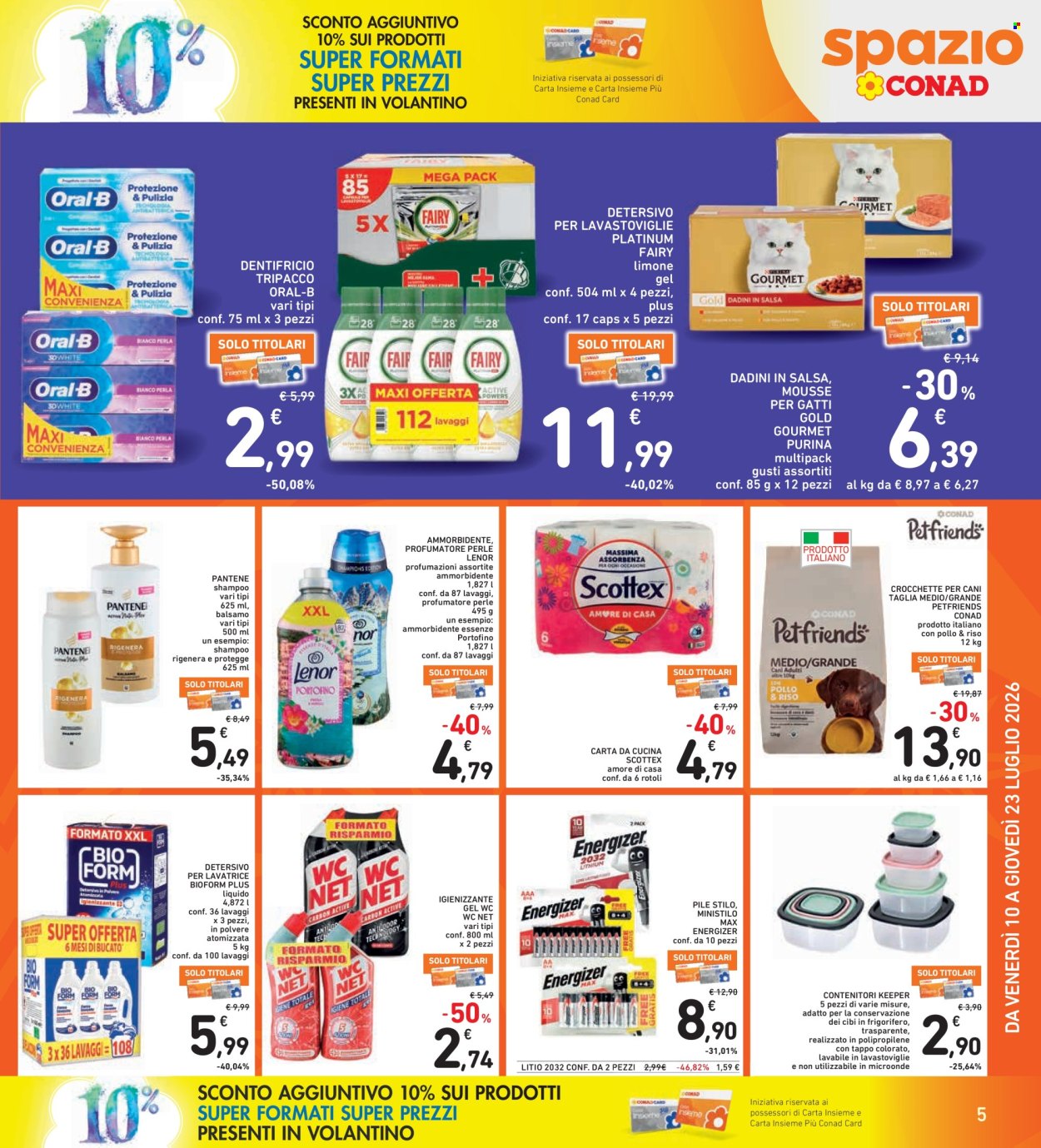 Volantino Spazio Conad - 10/7/2026 - 23/7/2026. Pagina 5