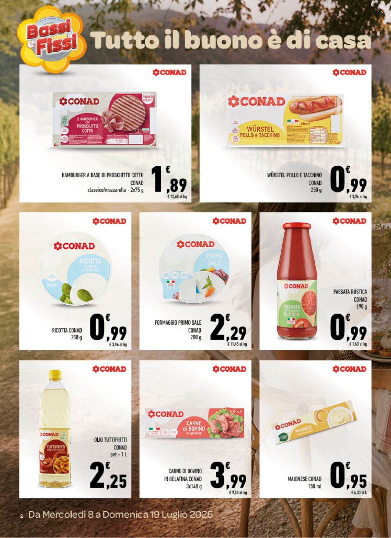 Volantino Conad - 8/7/2026 - 19/7/2026. Pagina 2