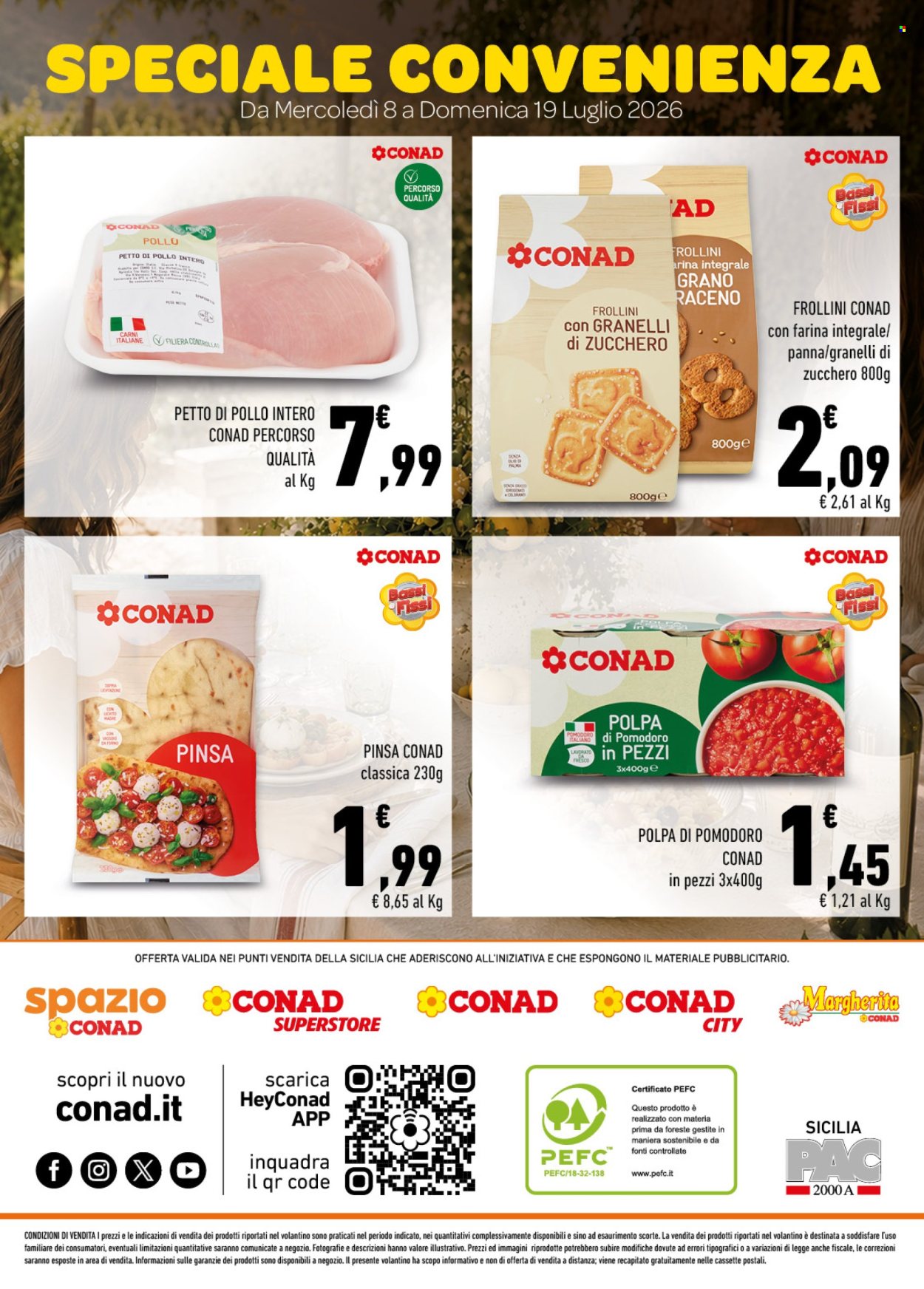 Volantino Conad - 8/7/2026 - 19/7/2026. Pagina 8