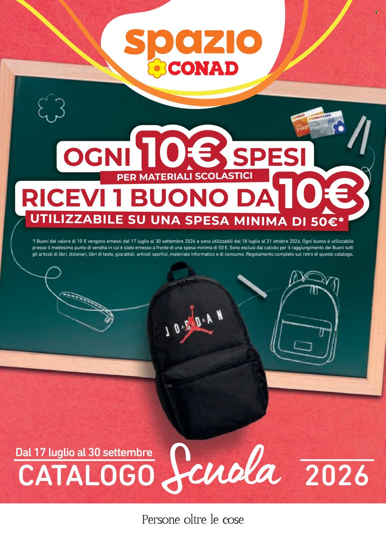 Leták Spazio Conad - 17.7.2026 - 30.9.2026. Strana 1