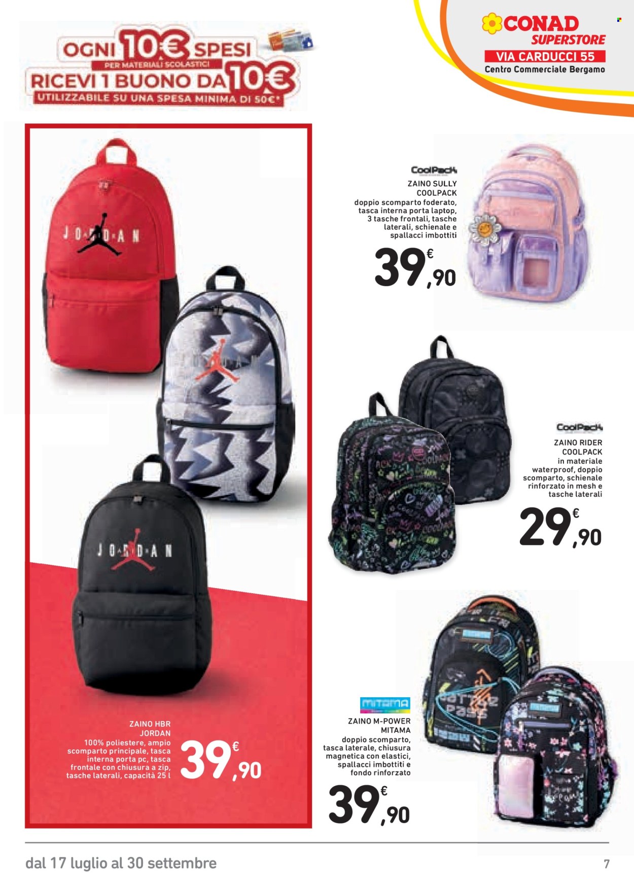 Leták Conad Superstore - 17.7.2026 - 30.9.2026. Strana 7