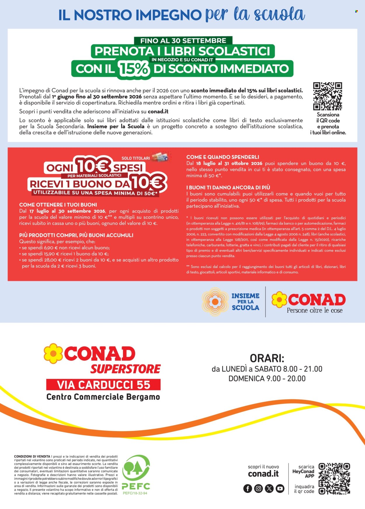 Leták Conad Superstore - 17.7.2026 - 30.9.2026. Strana 12