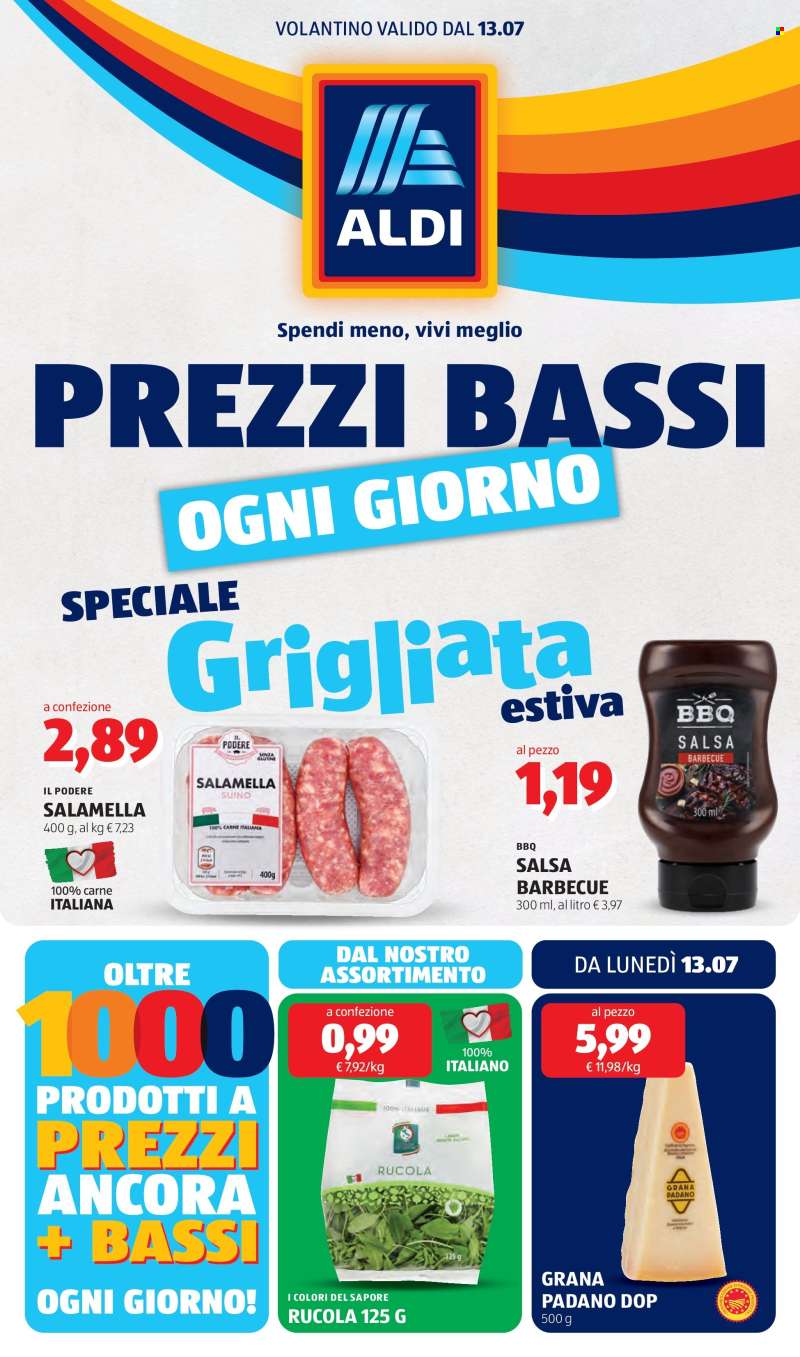 Volantino Aldi - 13/7/2026 - 19/7/2026.