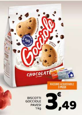 Biscotti Gocciole Pavesi