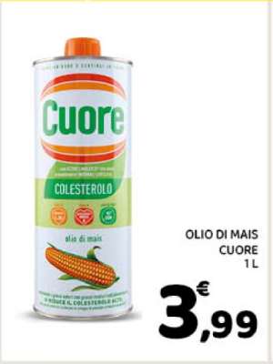 Olio di mais Cuore