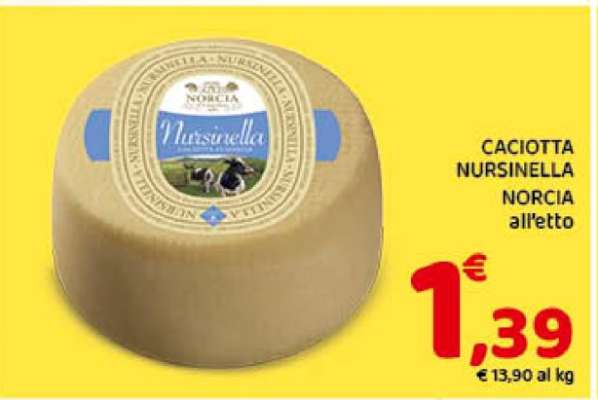 Caciotta Nursinella Norcia